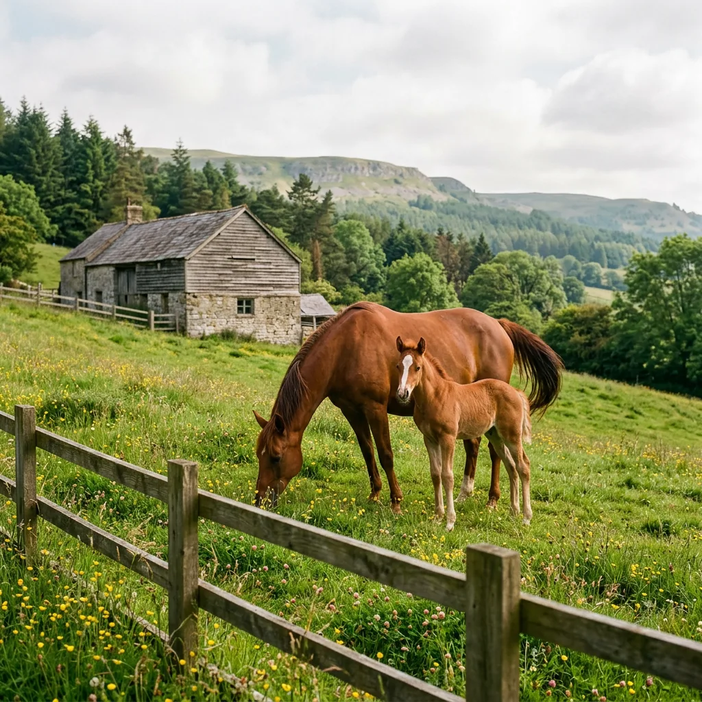 Élevage de chevaux, Ferme équestre de Sèchemouille, Villard