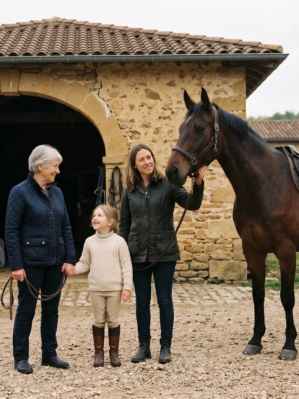 L'équipe, Ferme équestre de Sèchemouille, centre équestre à Villard